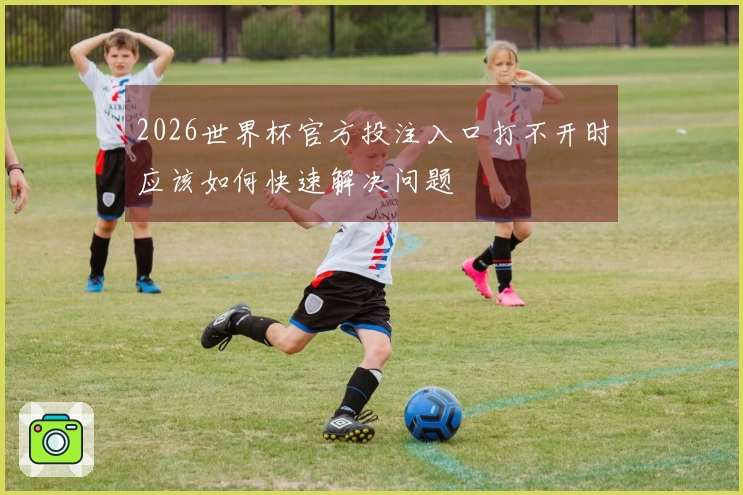 2026世界杯官方投注入口打不开时应该如何快速解决问题