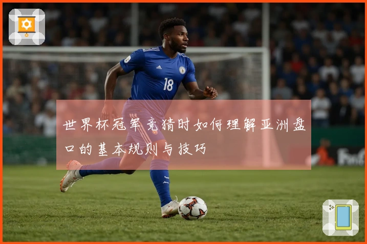 世界杯冠军竞猜时如何理解亚洲盘口的基本规则与技巧